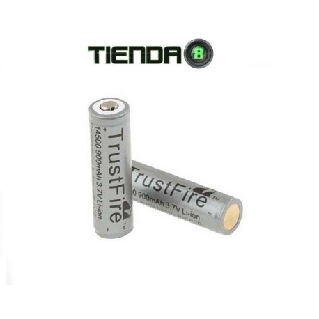 Bateria de Litio 14500 Gris, 3.7v con Protección PCB