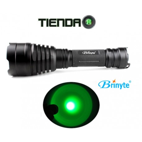 Brinyte B58, Led Verde XP-E N4, Para Caza Mayor