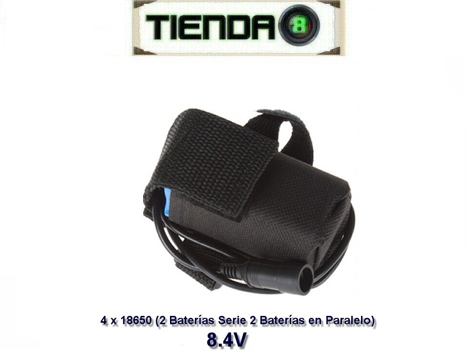 Pack De Baterías 18650 X 4 Para Linternas De Bicicleta Pack De Baterías 18650 X 4 Para Linternas De Bicicleta