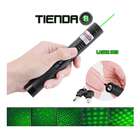 Laser 303 Verde con Caleidoscopio - 200mW