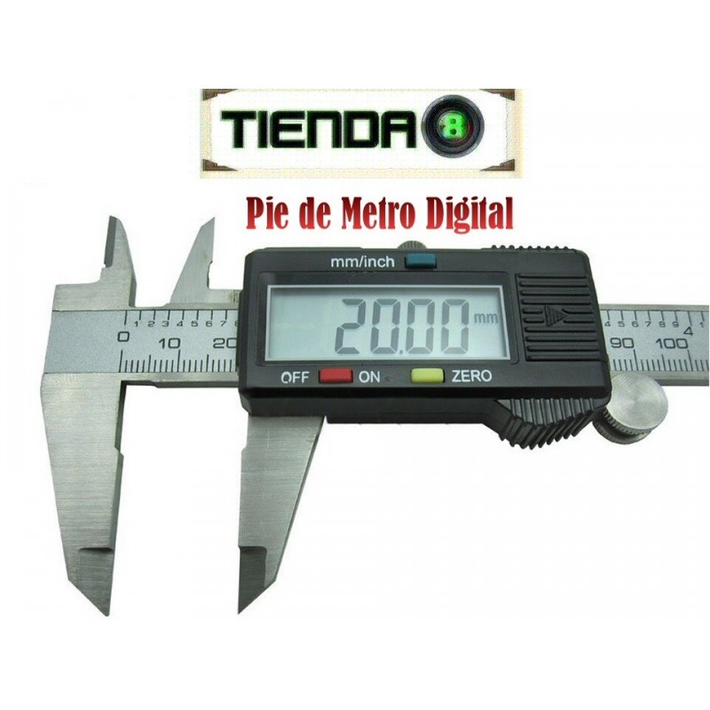 Migración enfocar legumbres Pie de Metro Digital - 150mm / 6 Pulgadas - 0.01mm Mínimo - Tienda8