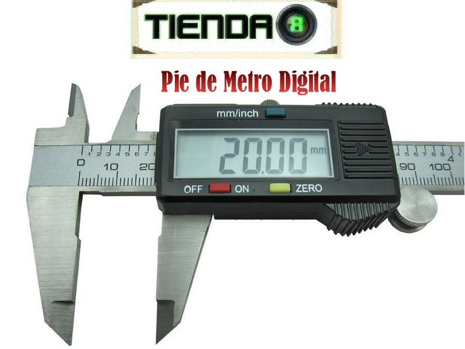 Migración enfocar legumbres Pie de Metro Digital - 150mm / 6 Pulgadas - 0.01mm Mínimo - Tienda8