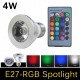 Ampolleta led RGB E27 3W