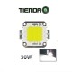 ChipLed 30W, 0.9A, Blanco Neutro Para Proyector Exterior