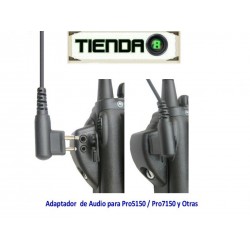 Adaptador De Audio Para Motorola Pro5150, Pro7150 y Otros