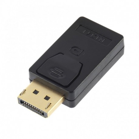 Adaptador Corto DisplayPort Macho a HDMI Hembra