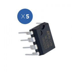 Pack de 5 unidades de clock NE555 para Arduino