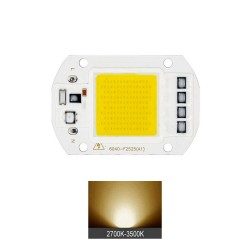 Led Cob 50W con Smart Driver Para Proyectos DIY, Cálido