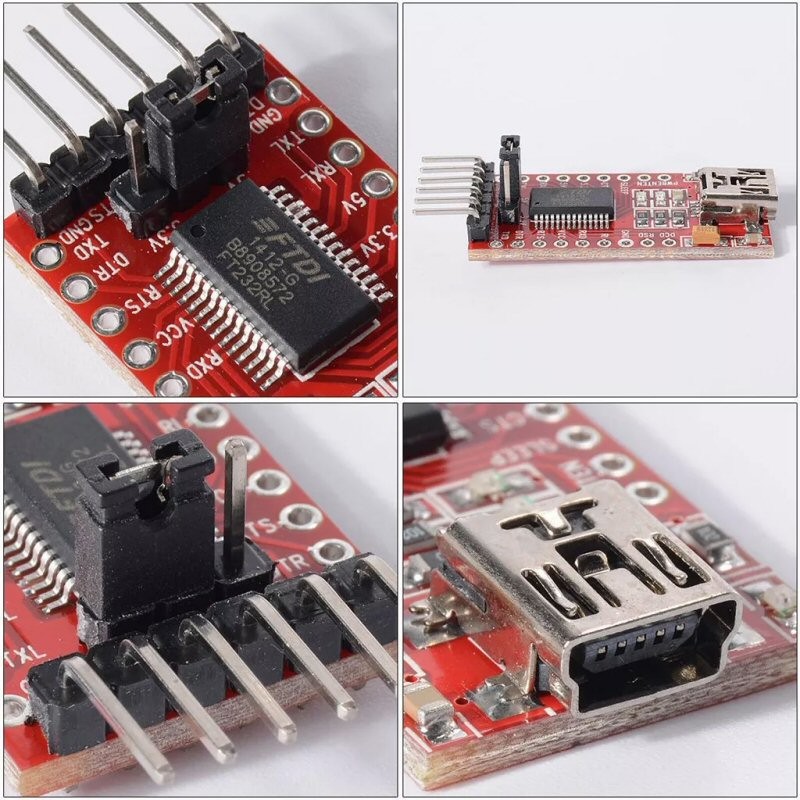 Adaptador USB Serial TTL Ft232 FTDI 5.5V y 3.3V Arduino Tienda8