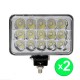 Pack 2 Focos Led 45W Neblinero Para Automóviles, 4150 Lúmenes c/u