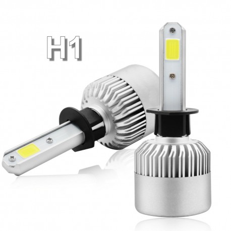 H1 COB Led Par Luces Delanteras Para Automóviles 72W / 7600 Lum (PAR)