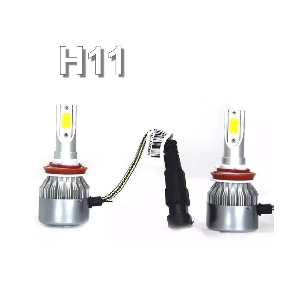 Citar vulgar Automáticamente Par luces Led H11 72w / 7600Lm (2x 36W / 3800Lm) - Tienda8