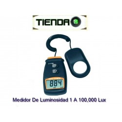 Luxómetro Medidor De Luminosidad 1 A 100,000 Lux