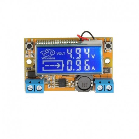 Regulador Voltaje Step Down DC-DC Voltimetro y Amperimetro LCD