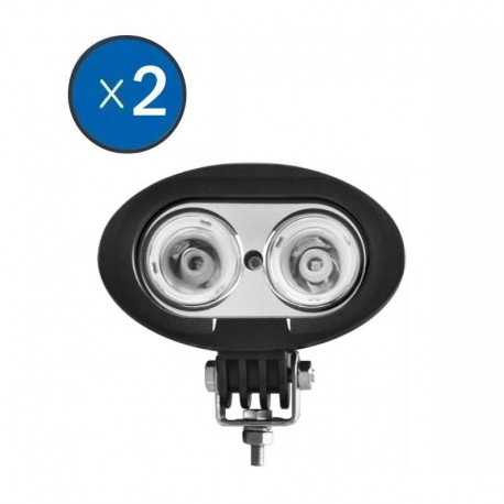 Par de Foco Neblineros Led Auto, Moto, 4x4, 20W c/u