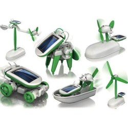 Kit De 6 Robots Solares, Juguetes Muy Novedosos
