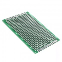 Placa Perforada PCB FR4 Doble Cara 50 X 70mm Para Prototipos