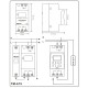 Temporizador Digital Programable TM-615, 220V, 16A, Riel Din