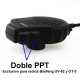Micrófono Parlante Doble PPT para Baofeng UV-82, GT-5, etc.