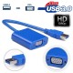 Adaptador De Video Usb 3.0 A Vga Para Monitor Extendido o Proyector