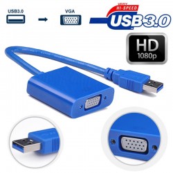 Adaptador De Video Usb 3.0 A Vga Para Monitor Extendido o Proyector