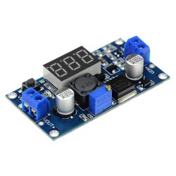 Regulador de Voltaje Step Down DC-DC LM2596 con Voltímetro