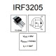 Transistor Mosfet IRF3205, 98A, 55V, 150W, Canal N