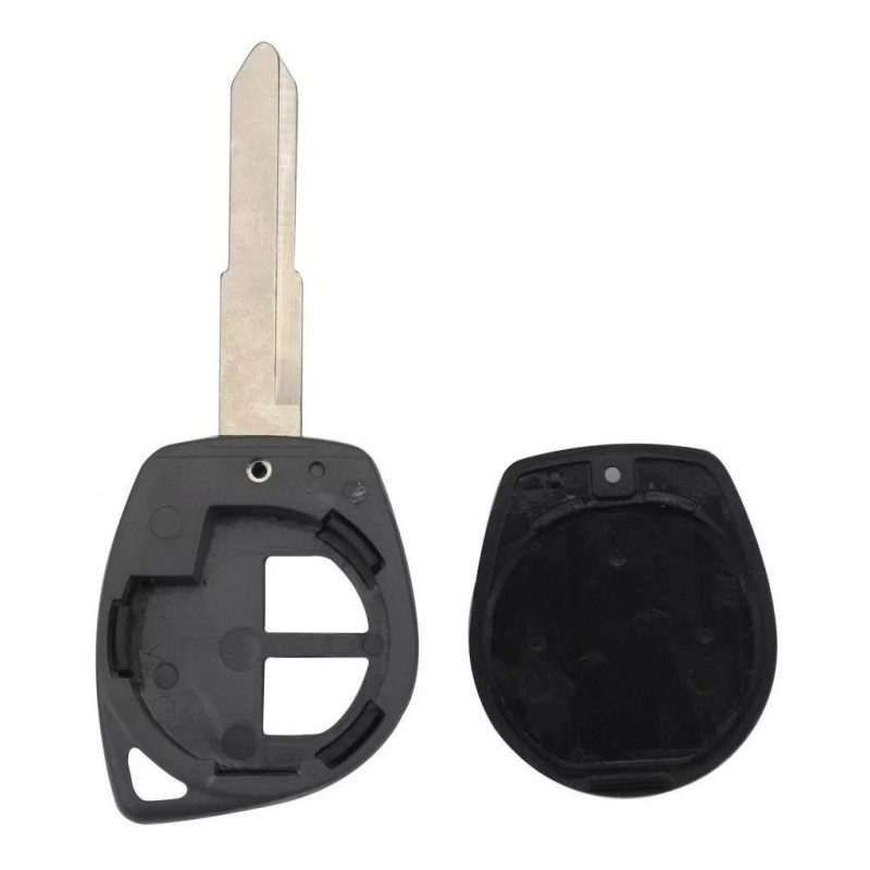 Cover Chiave Auto 2 Pulsanti Nero, Con Lama Non Tagliata, Per Suzuki Vitara Swift Ignis SX4 Liana Alto