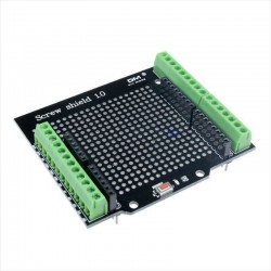 Proto Screw Shield con Terminales y Borneras, Para Arduino UNO R3