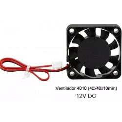 Ventilador Silencioso, 12V, 40x40x10mm , Múltiples Usos.