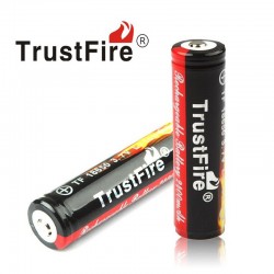 Bateria De Litio 18650, 3.7v, 2400mAh, TrustFire Fuego