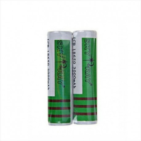 Bateria De Litio ICR 18650, 3.7v - 3000mAH - Sky Ray, Verde