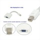 Adaptador Mini DisplayPort a VGA