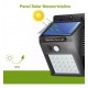 Mini Foco 20 Led, 480Lum, Panel Solar y Sensor PIR