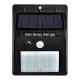 Mini Foco 20 Led, 480Lum, Panel Solar y Sensor PIR