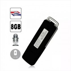 Grabadora De Audio Espia, Forma De Pendrive - 8Gb