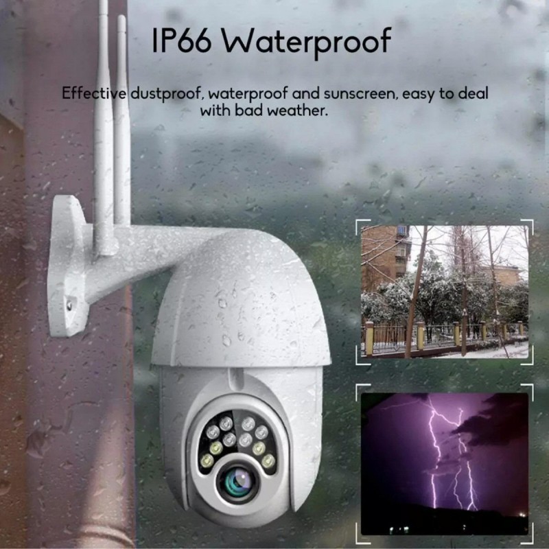 Cámara IP Wifi Exterior inalámbrica 2MP Zoom 5X - Tienda8