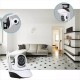 Camara IP Seguridad WiFi HD Robotizada 3 Antenas Gira 360°