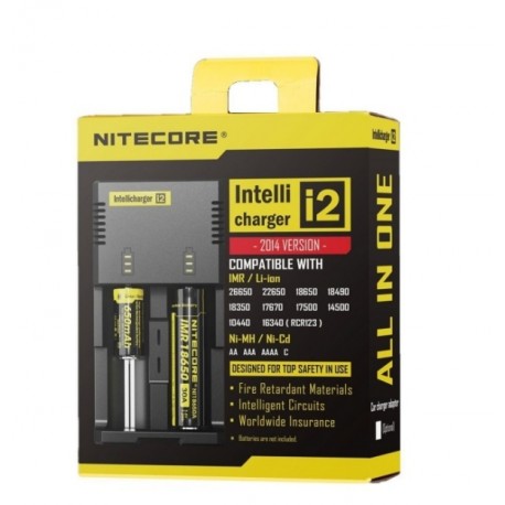 Cargador Nitecore Intellicharger I2, Carga Todo Tipo de Baterías