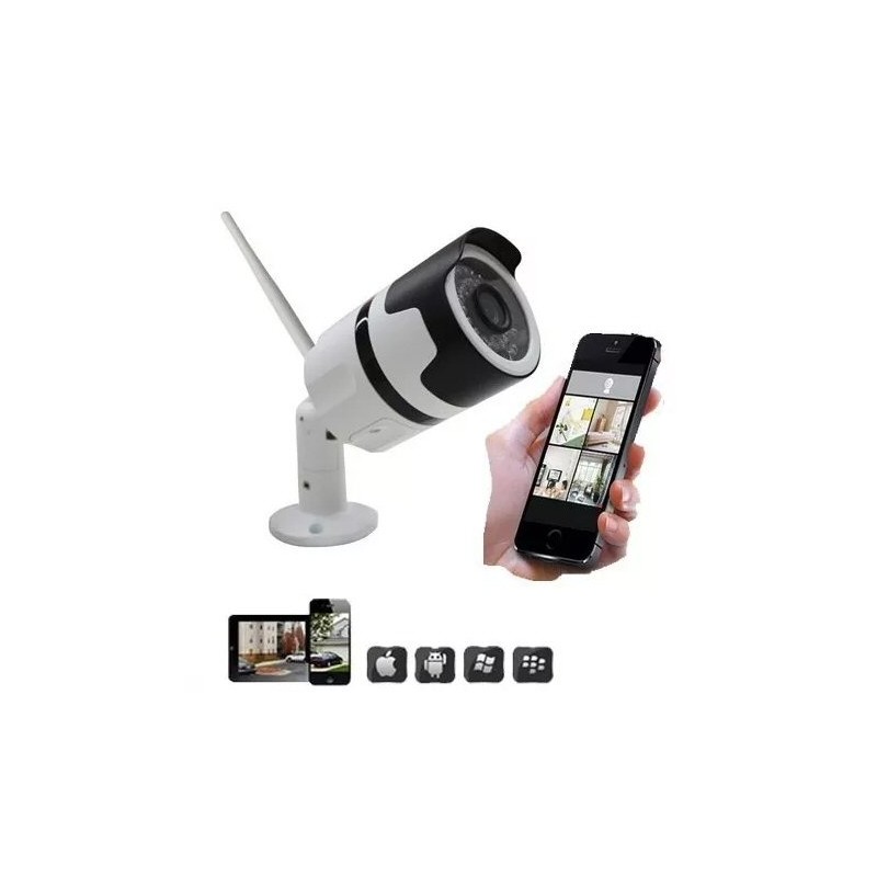 Camara Ip Naxido Seguridad Wifi Inalambrica Full Hd Exterior Alta  Definición Visión Nocturna 1080P 2Mp