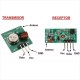 Transmisor Y Receptor Módulo RF 433 MHz Para Arduino Y Pic