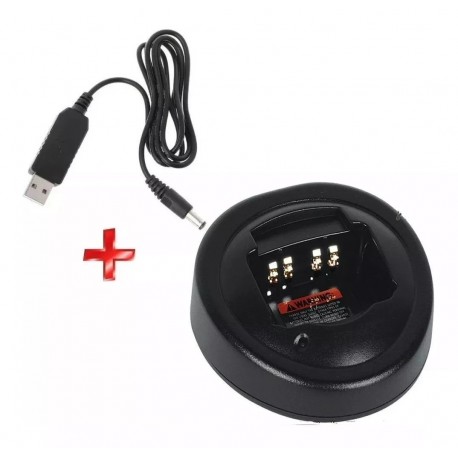 Cargador USB 5V, Para Radios Motorola Pro5150, Pro7150, Etc