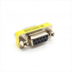 Adaptador Cambio De Genero Serial Db9 Hembra Hembra