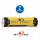 Baterias Sky Ray 18650 - 3400 Mah Reales - 2 Unidades
