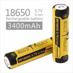 Baterias Sky Ray 18650 - 3400 Mah Reales - 2 Unidades