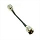 Cable Pigtail 15cm, PL-259 a PL-259, RG58