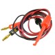 Par de Punta De Tester Banana a Gancho "Hook Clip", 1.1m, Cable 24 AWG