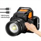 Linterna Frontal T-08, Led XM-L2, Encendido Por Movimiento