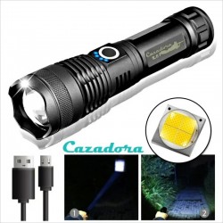 Linterna Con Zoom Cazadora Z8 Led XHP50 (Solo Linterna)