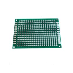 Placas Perforadas PCB FR4 Doble Cara, Verde, 40 X 60mm